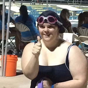 Julia Banahan, Special Olympics, swimmer