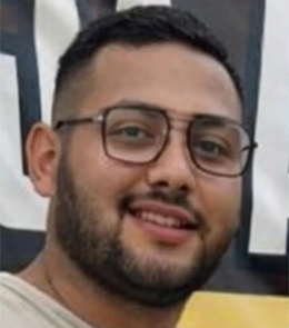 Hispanic or Latino male with brown hair and brown eyes.