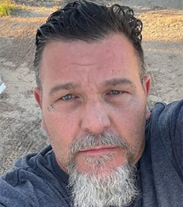 White male with beard