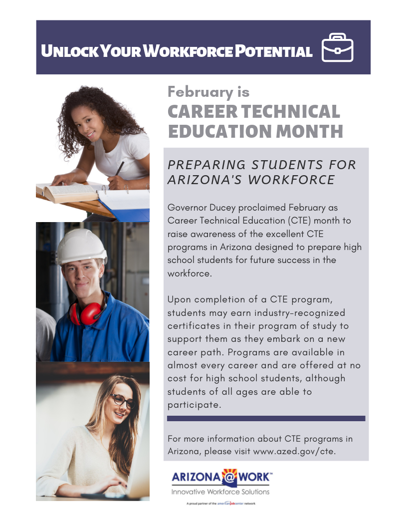 Information about Career Technical Education Month