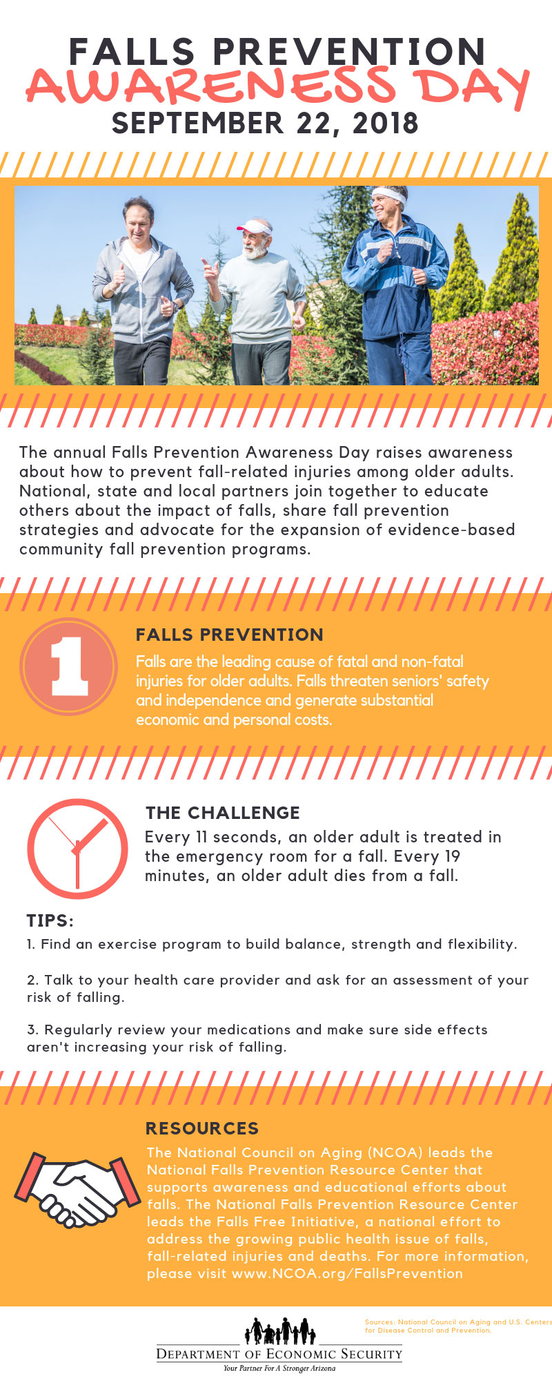 Facts about Falls Prevention Awareness Day 2018