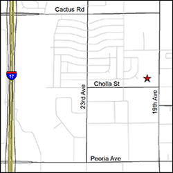 DES Phoenix Office location street map