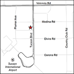 DES Tucson Office location street map