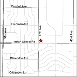 DES West Phoenix Office location street map