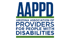Logo for the Arizona Associate of Providers for People with Disabilities