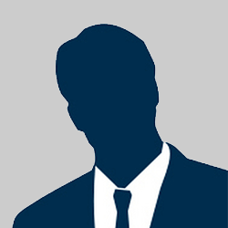 silhouette of a man wearing a business suit