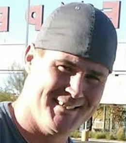 White male with brown hair and brown eyes. 