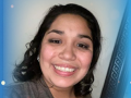young woman smiling
