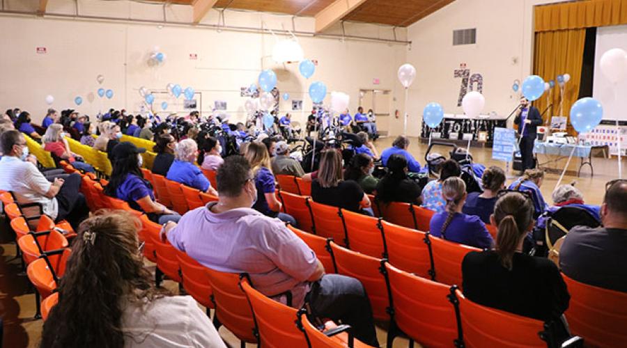 people sitting in an audience