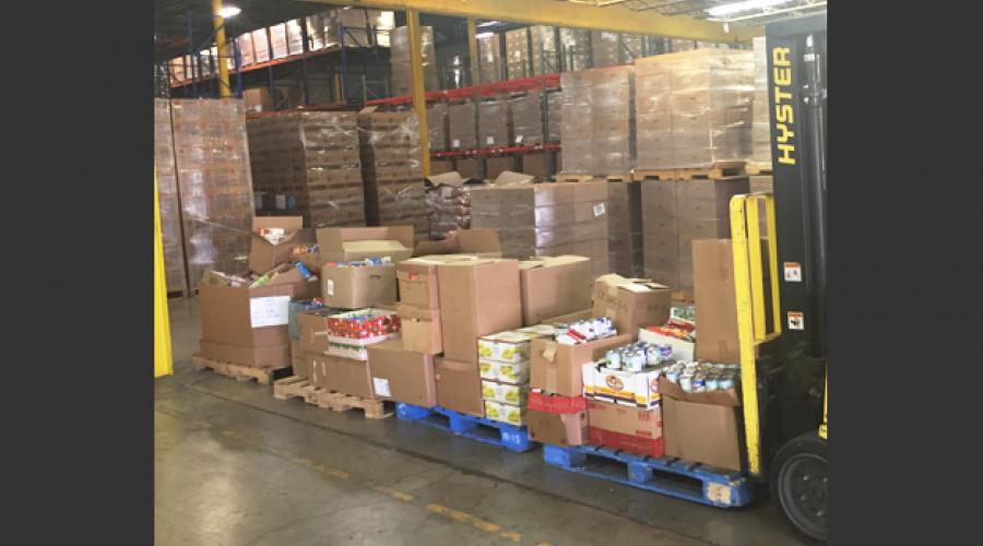 Division of Developmental Disabilities Food Drive Pallets 1