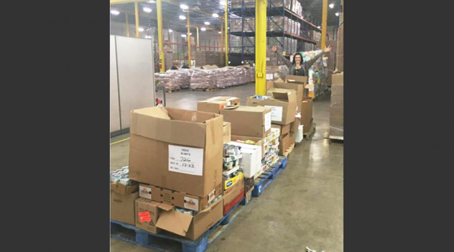 Division of Developmental Disabilities Food Drive Pallets 2